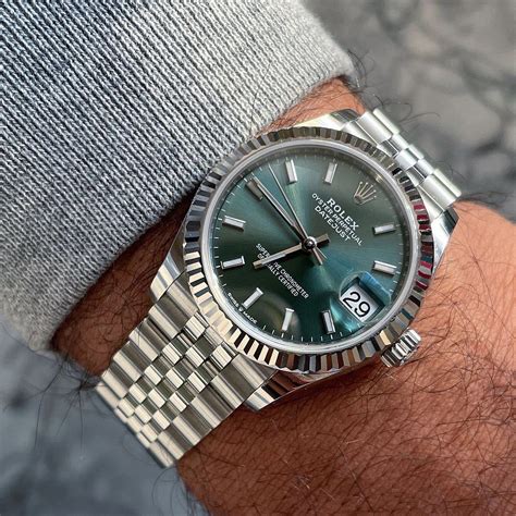 rolex datejust 41 mintgrün|2022 rolex datejust 41mm.